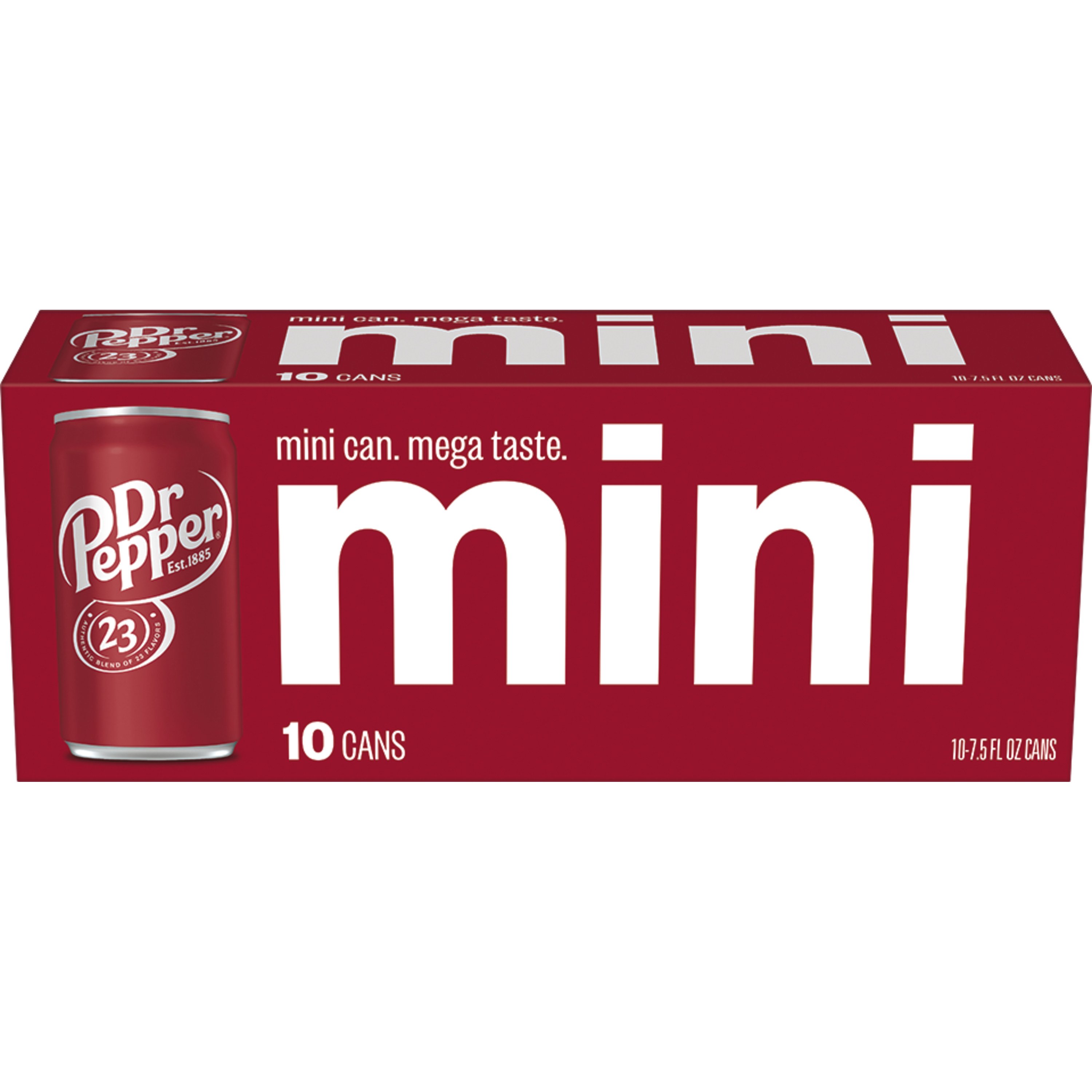 Dr Pepper Soda Mini 7.5 oz Cans - Shop Soda at H-E-B