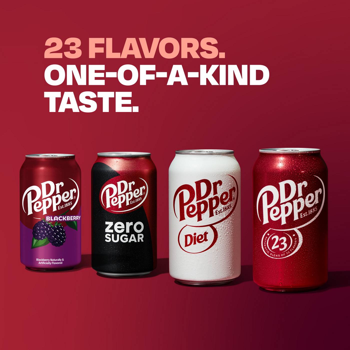 Dr Pepper Soda 10 pk Mini Cans; image 3 of 7