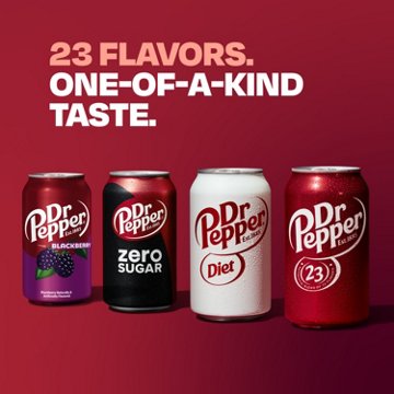 Dr Pepper Soda 10 pk Mini Cans, 7.5 oz
