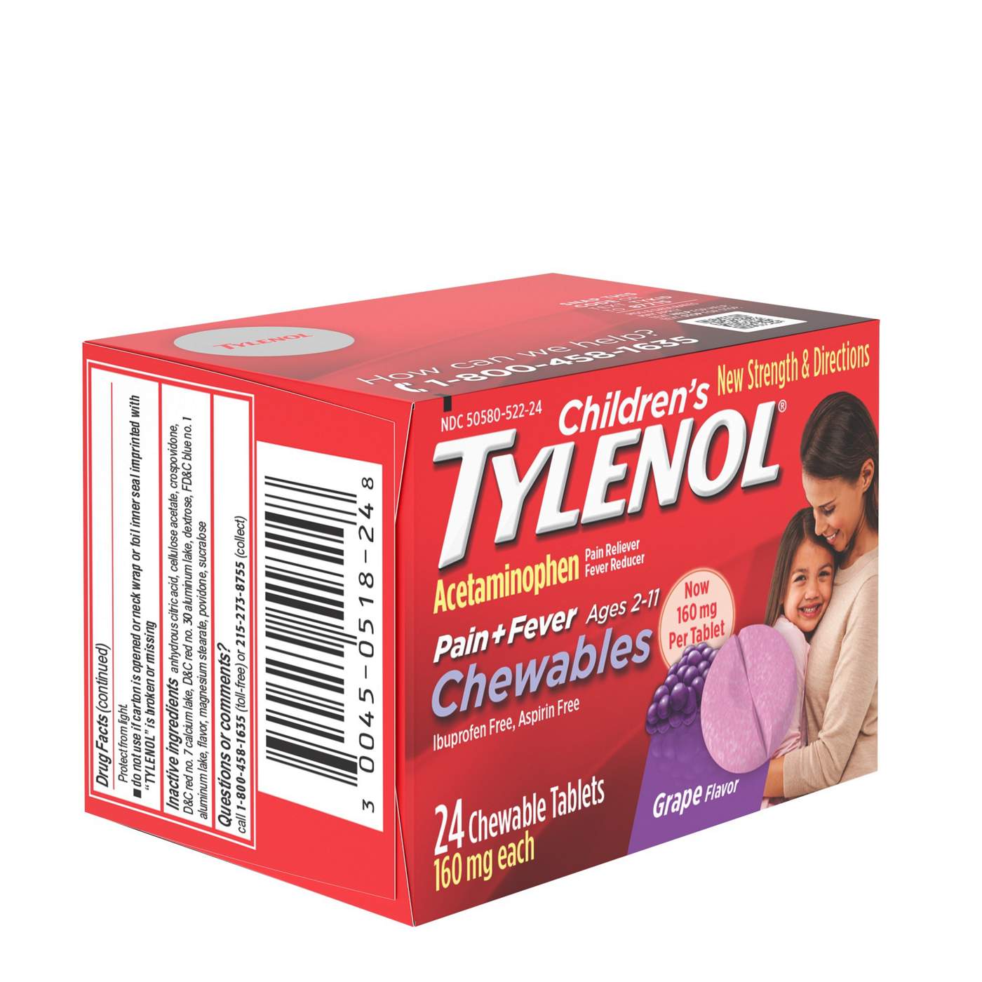 Tylenol Children's Chewables Grape; image 5 of 5
