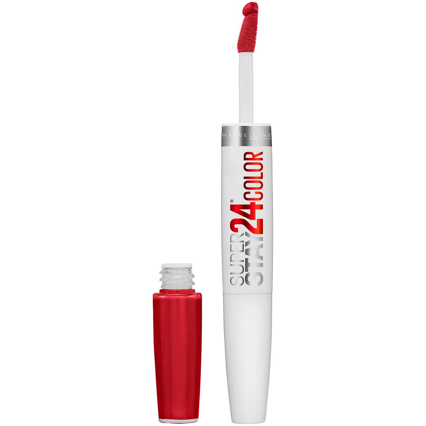 Maybelline Super Stay 24 2-Step Liquid Lipstick - Eternal Cherry; image 4 of 5