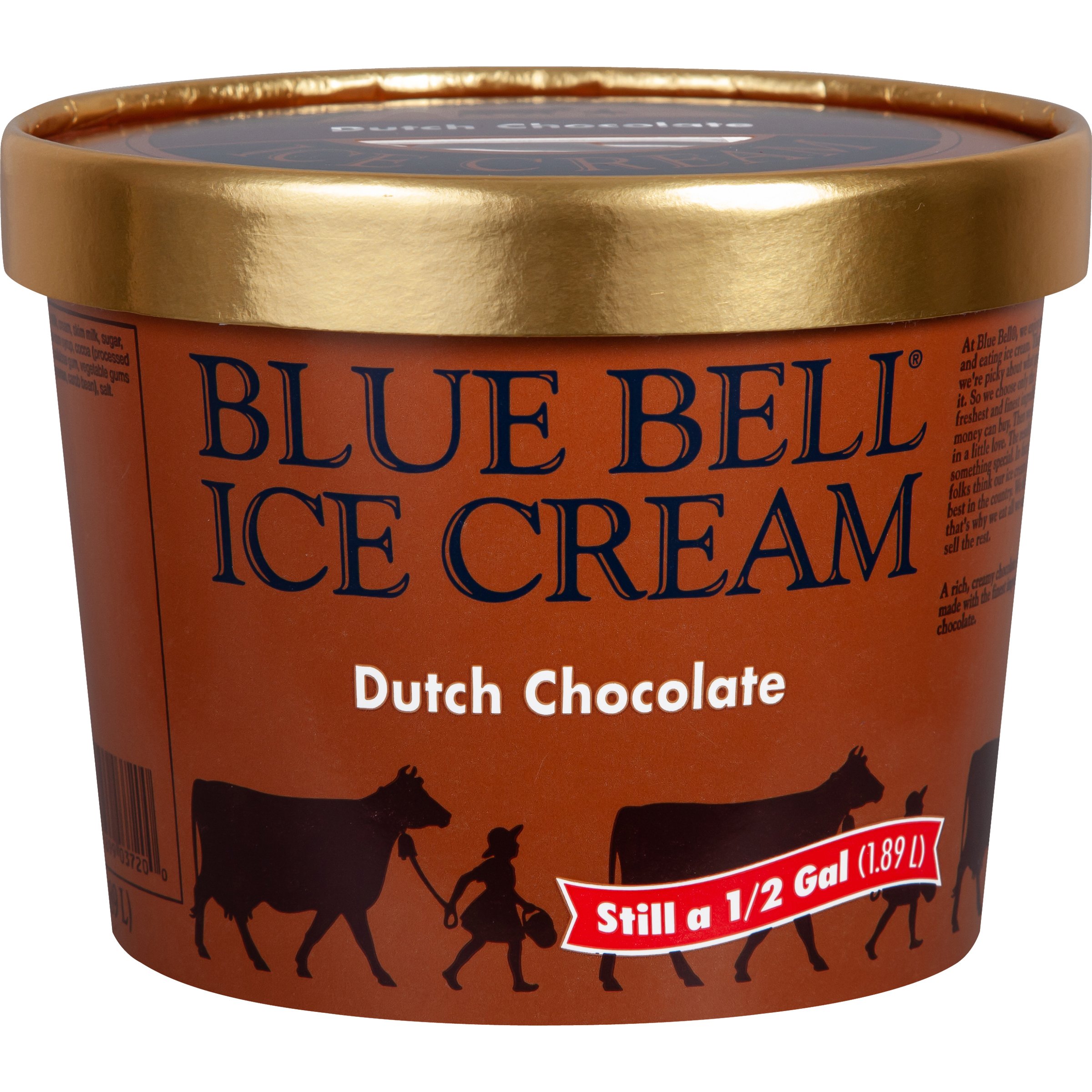 Blue Bell Dutch Chocolate Ice Cream - Shop Ice Cream at H-E-B