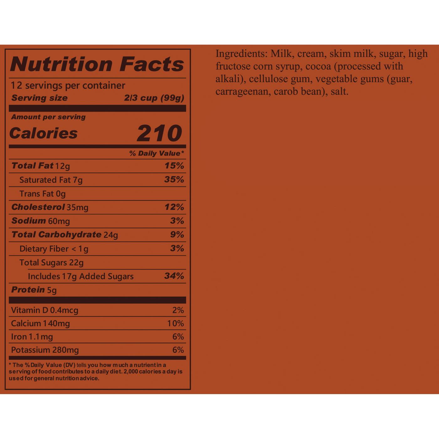 Blue Bell Dutch Chocolate Ice Cream; image 2 of 2