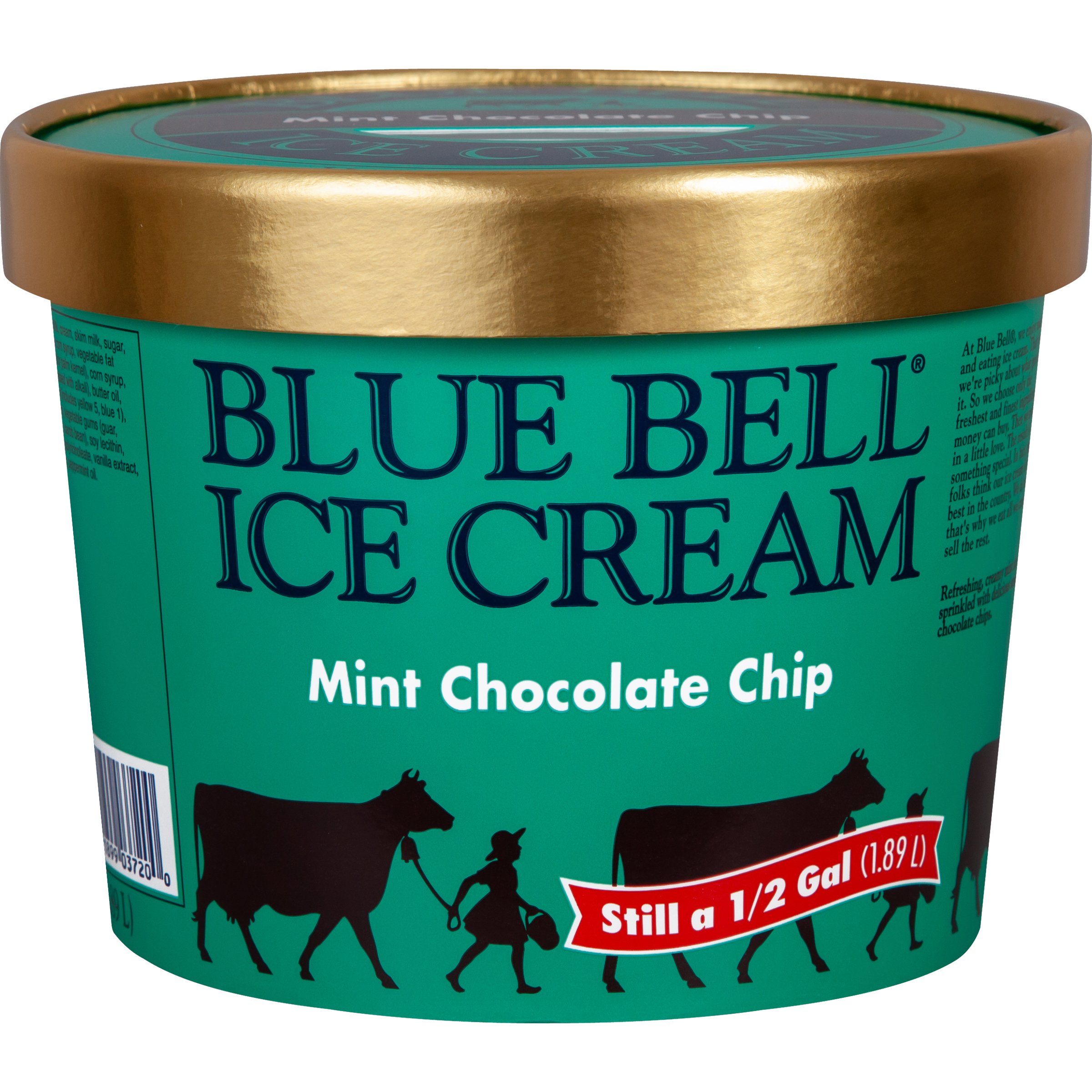 Blue Bell Mint Chocolate Chip Ice Cream Shop Ice Cream at HEB