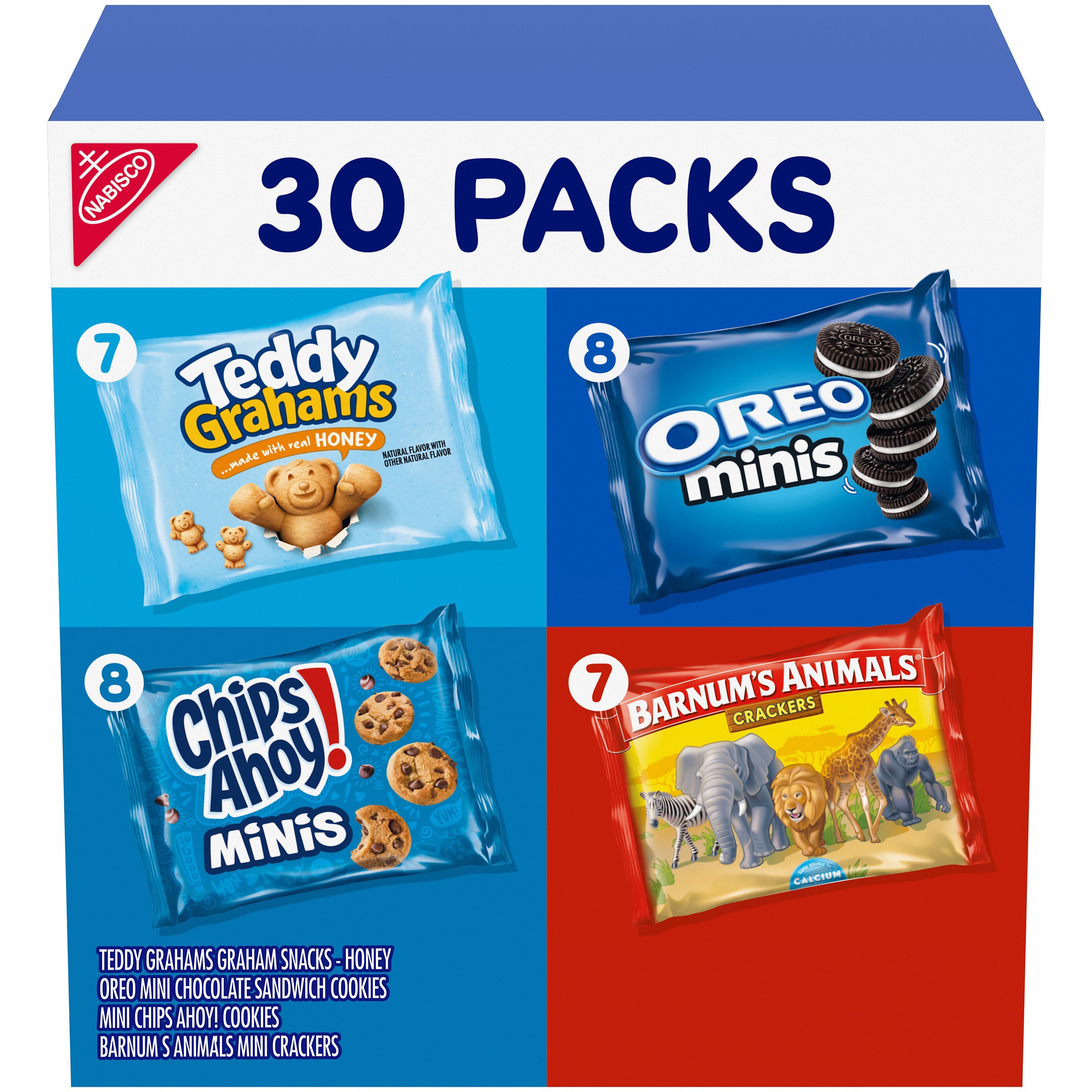 Nabisco Team Favorites Snack Variety Pack 1 oz Bags - Teddy