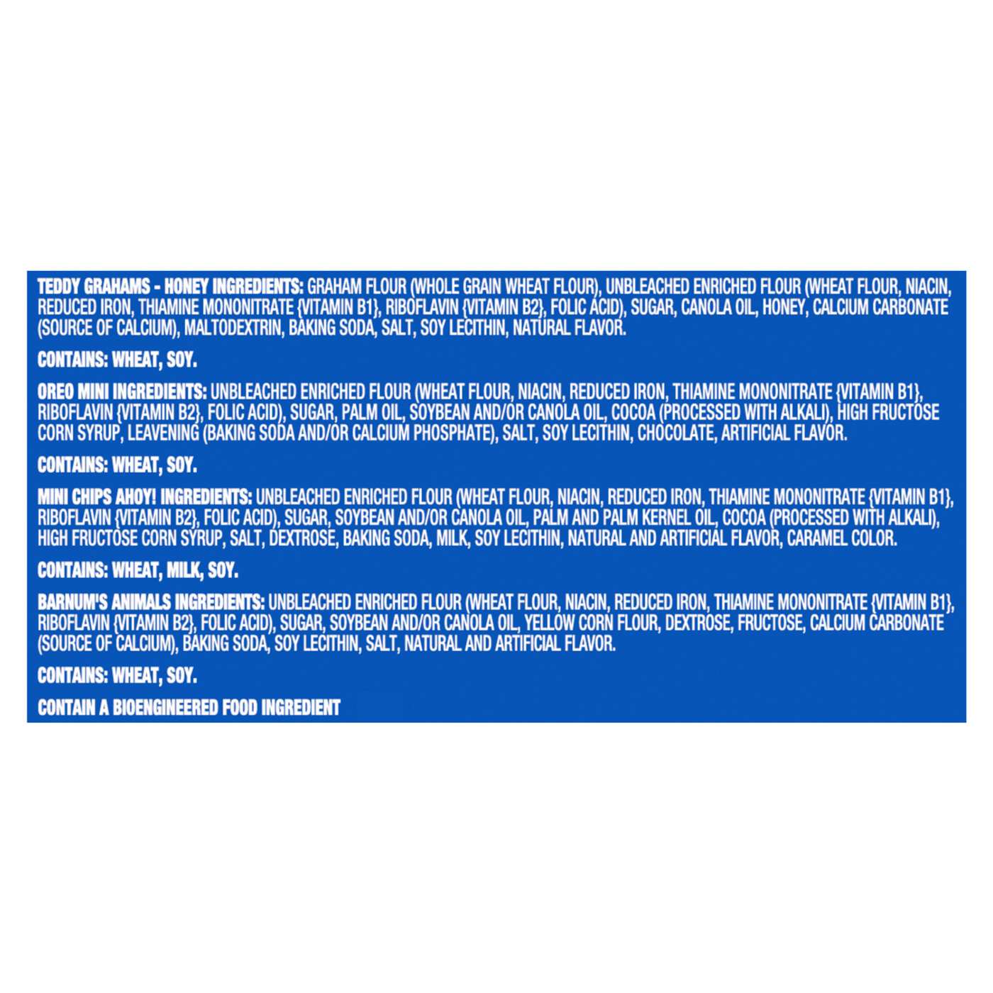 Nabisco Team Favorites Snack Variety Pack 1 oz Bags - Teddy Grahams, OREO, Chips Ahoy! & Barnum's Animal Crackers; image 4 of 10