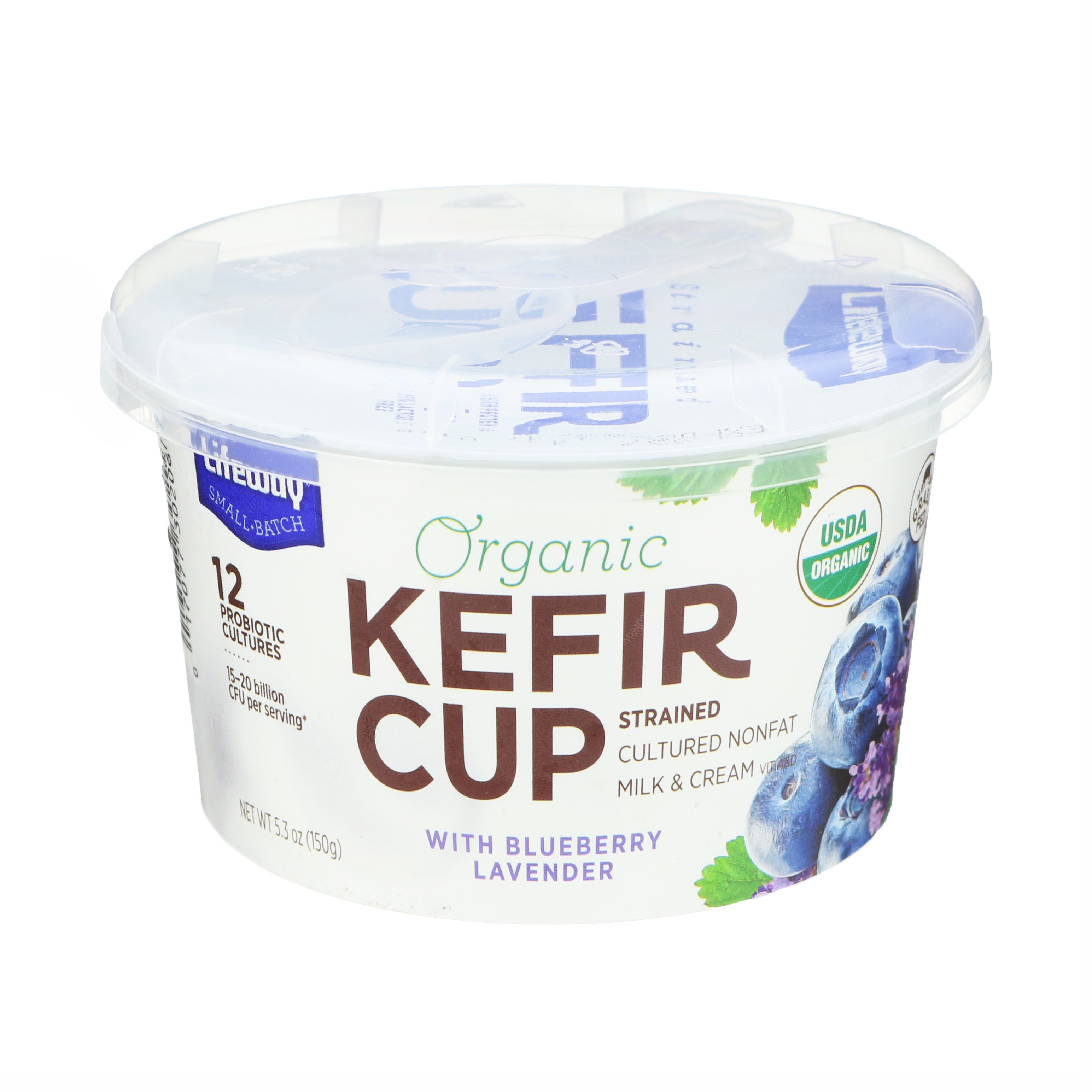 Lifeway Organic Kefir Cup With Blueberry Lavender - Shop Yogurt At H-E-B