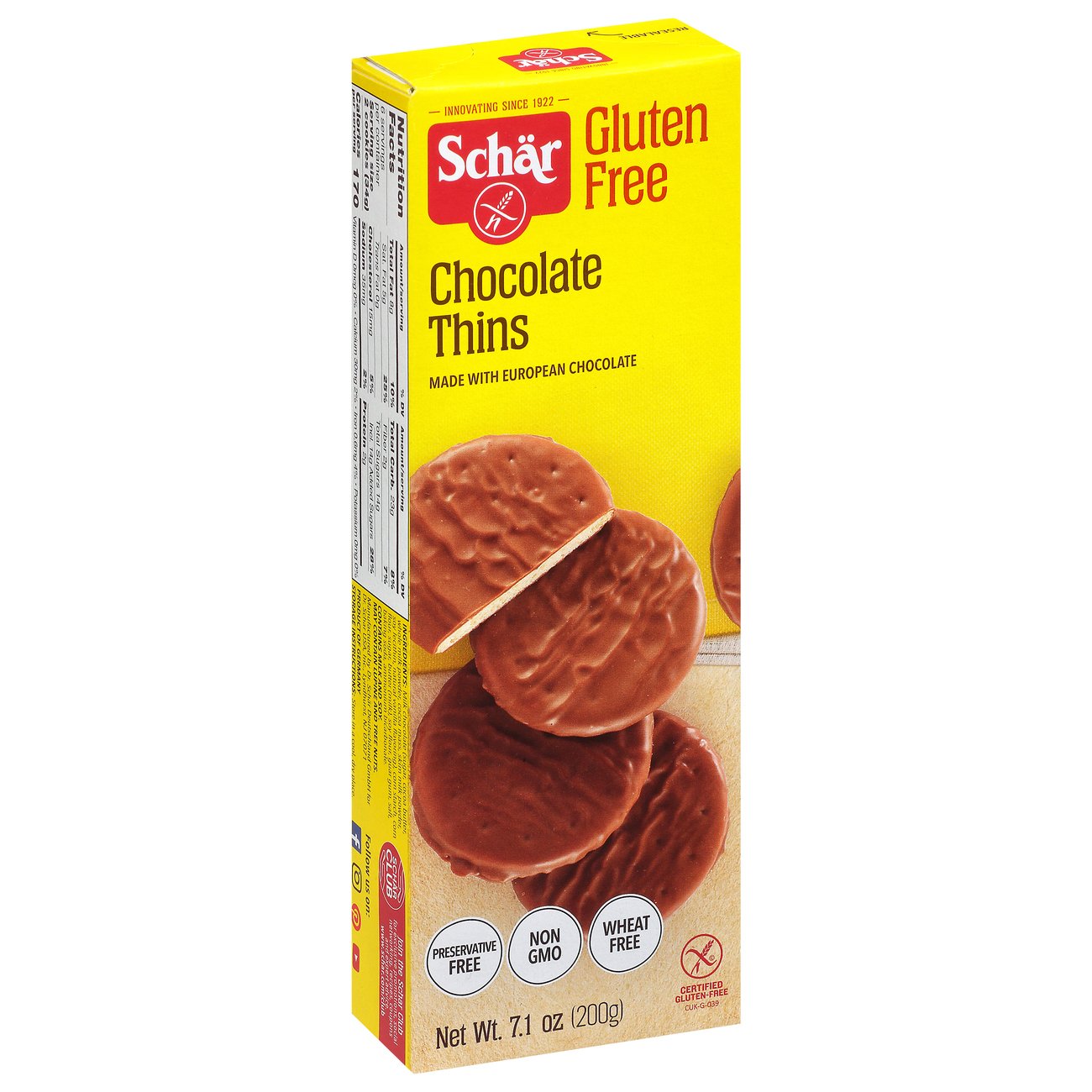 Schar Gluten Free Chocolate Thins - Shop Cookies at H-E-B