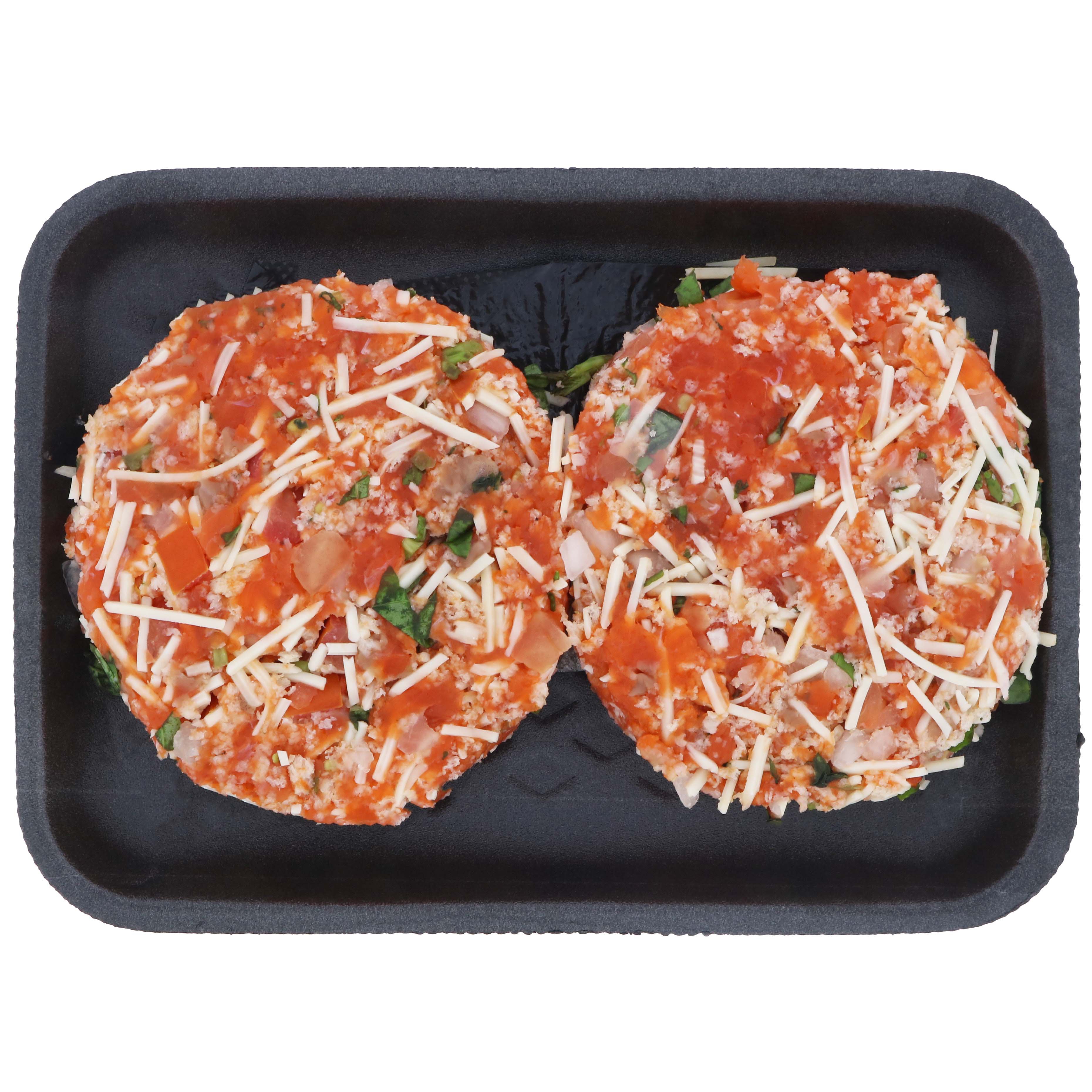 H-E-B Bruschetta Wild Salmon Burgers - Shop Fish At H-E-B