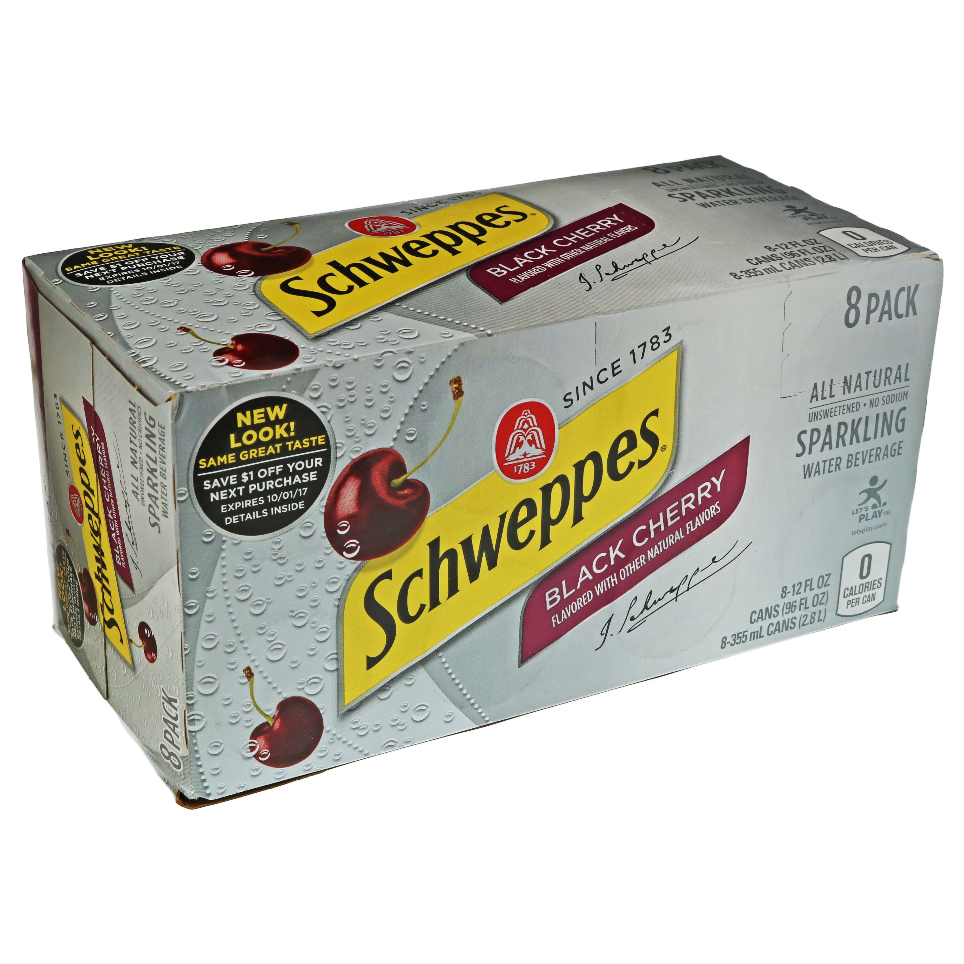 Schweppes Black Cherry Sparkling Water - Shop Water At H-E-B