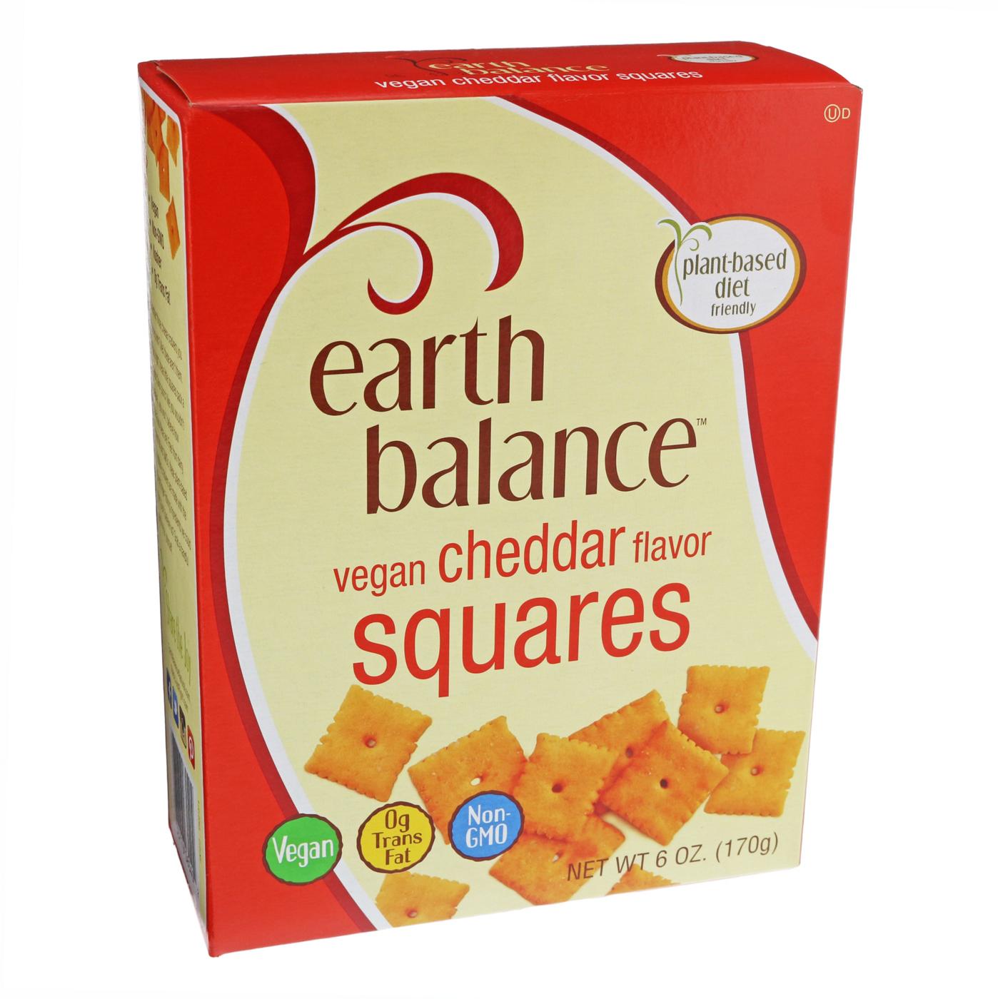 Earth Balance Vegan Cheddar Flavor Squares; image 1 of 2