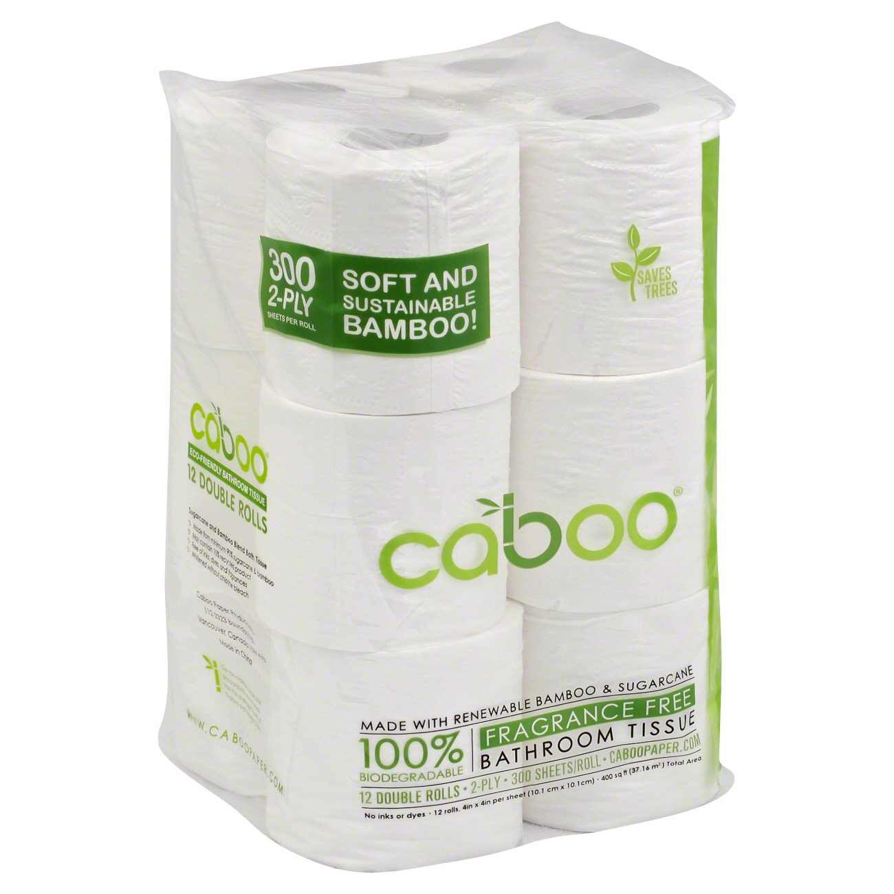 Caboo 300 Sheet Toilet Paper Shop at HEB