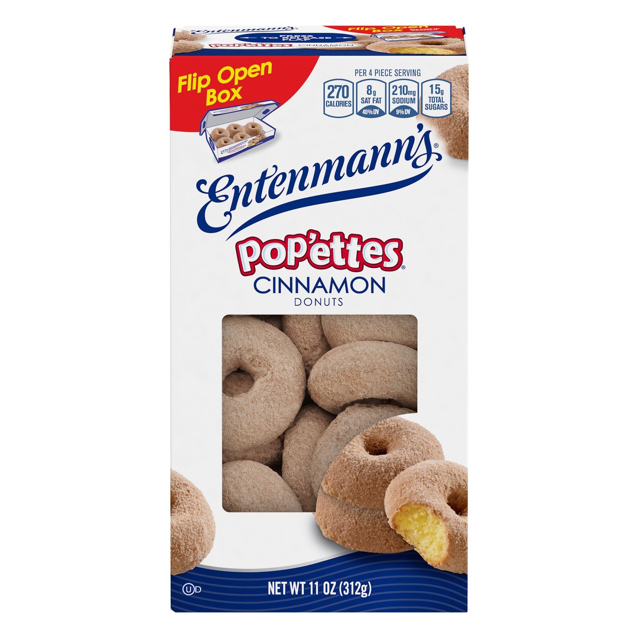 Entenmann's Pop'ettes Cinnamon Donuts Shop Snack Cakes at HEB