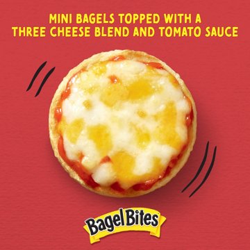 Bagel Bites Three Cheese Mini Pizza Bagels, 18 ct