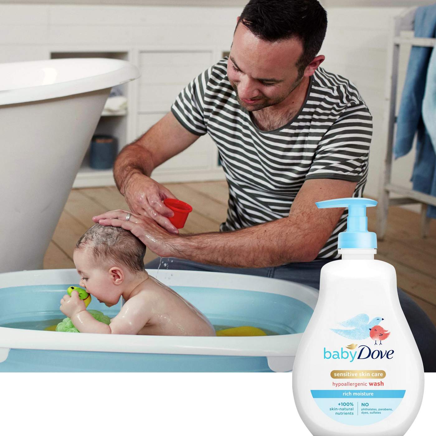 Baby Dove Rich Moisture Tip to Toe  Wash; image 3 of 8