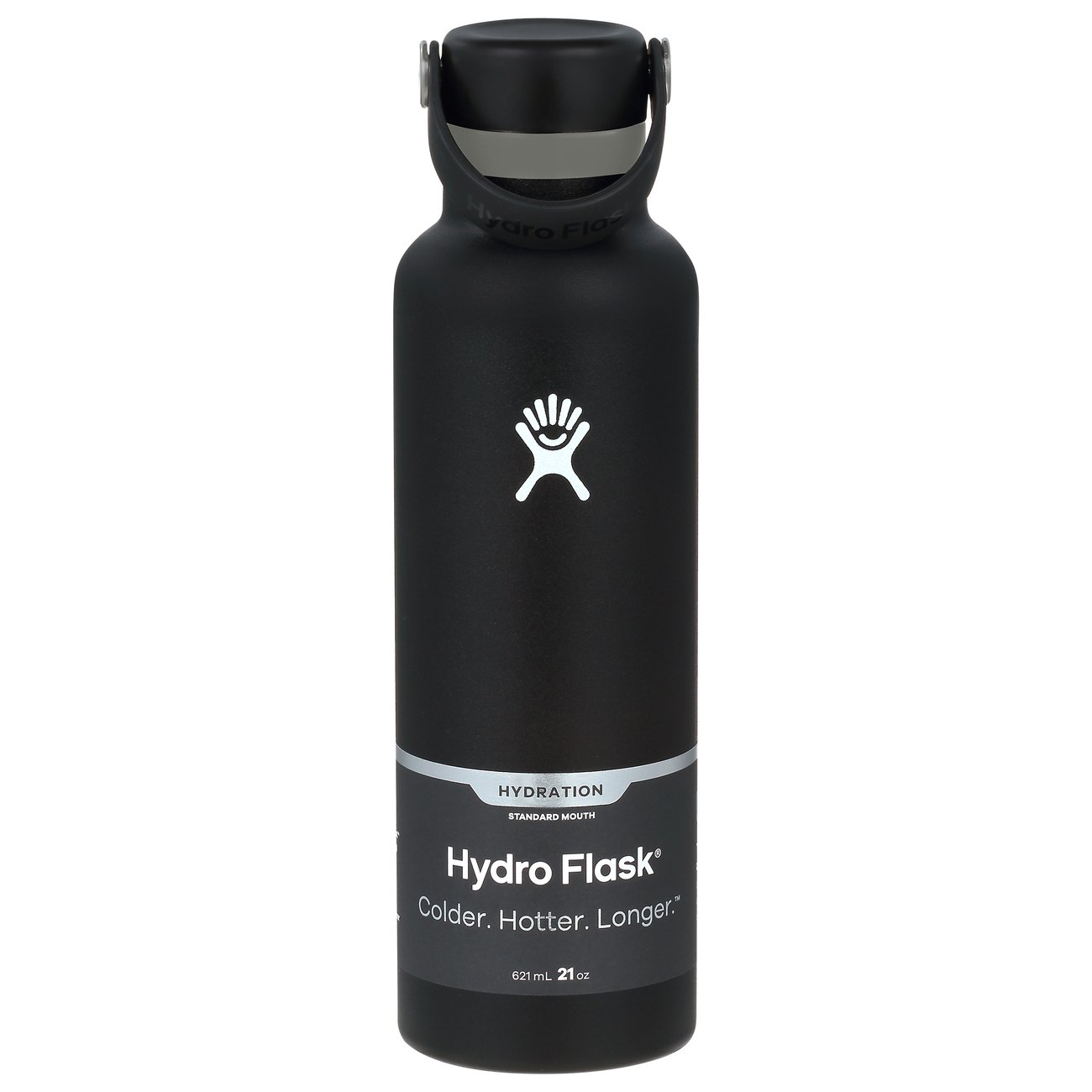 Hydro Flask 18 oz Standard Mouth Bottle Black - Kitchen & Company