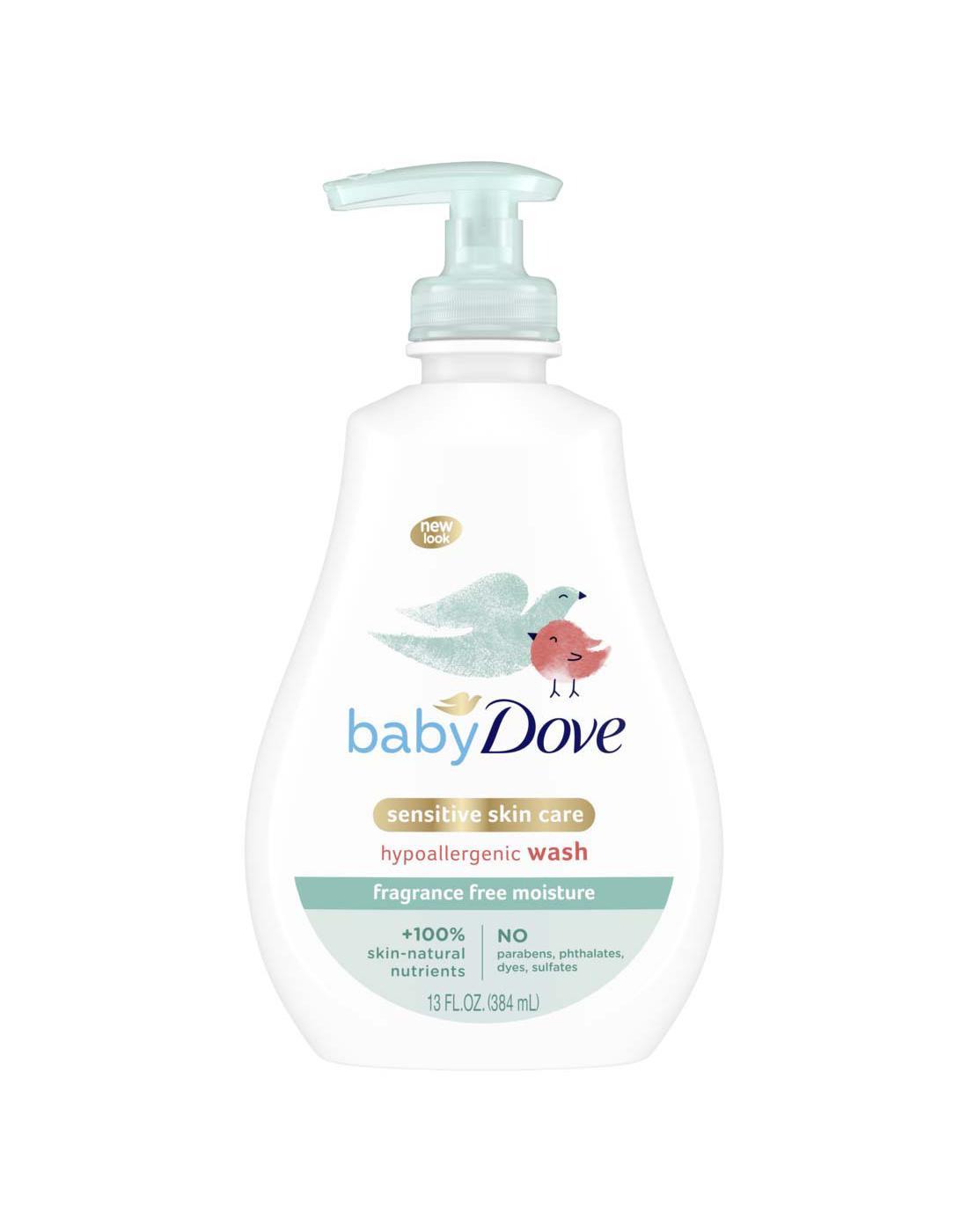 Baby Dove Sensitive Skin Care Hypoallergenic Wash; image 1 of 5