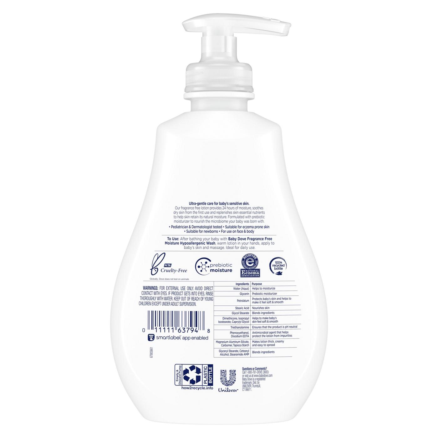 Baby Dove Sensitive Moisture  Lotion; image 3 of 4