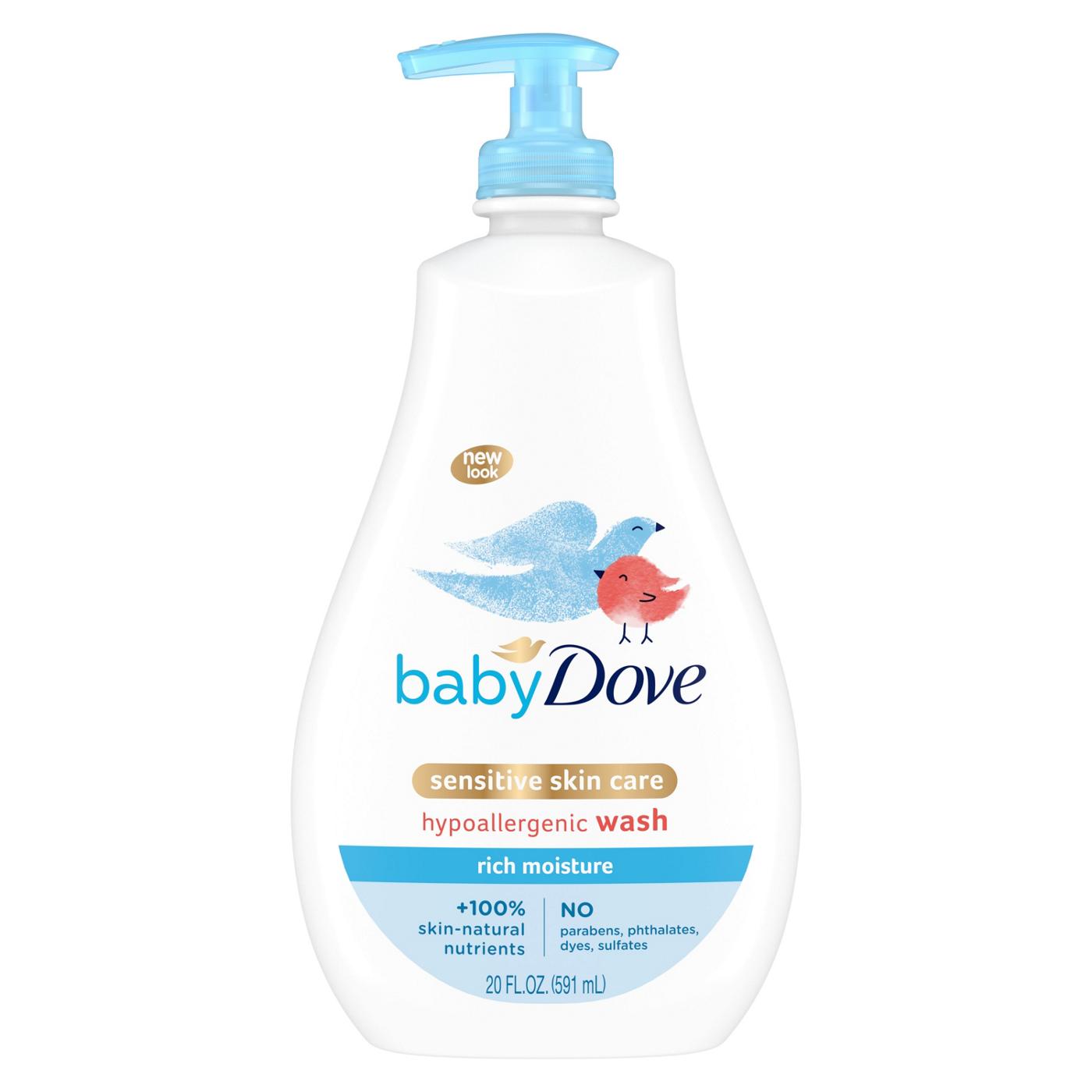 Baby Dove Sensitive Skin Care Baby Wash Rich Moisture; image 1 of 11