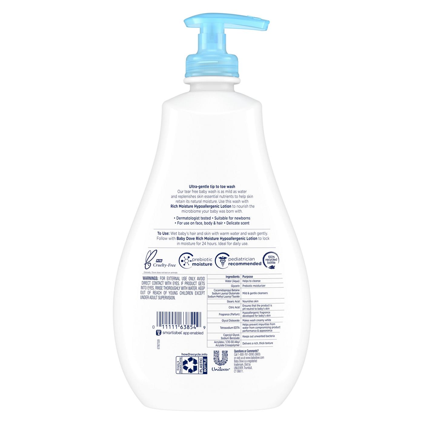 Baby Dove Sensitive Skin Care Baby Wash Rich Moisture; image 2 of 11