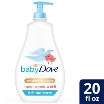 Baby Dove Sensitive Skin Care Baby Wash Rich Moisture, 20 oz