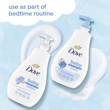 Baby Dove Sensitive Skin Care Rich Moisture Body Lotion, 20 oz