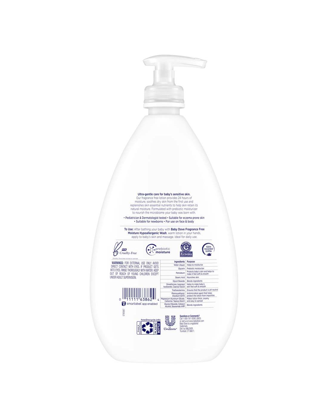 Dove Sensitive Skin Care Baby Lotion - Fragrance Free; image 5 of 6