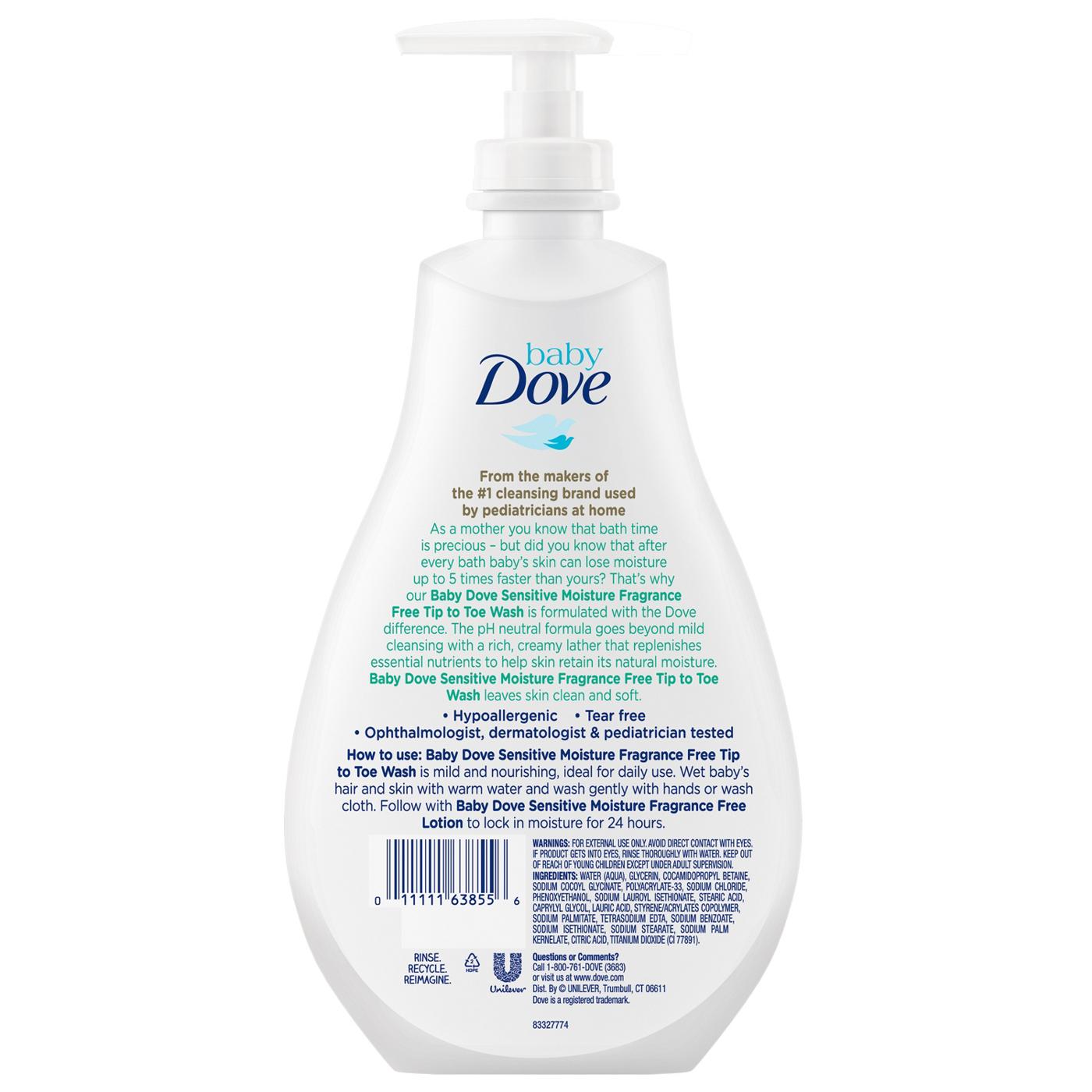 Baby Dove Sensitive Moisture Tip to Toe Baby Wash; image 2 of 2