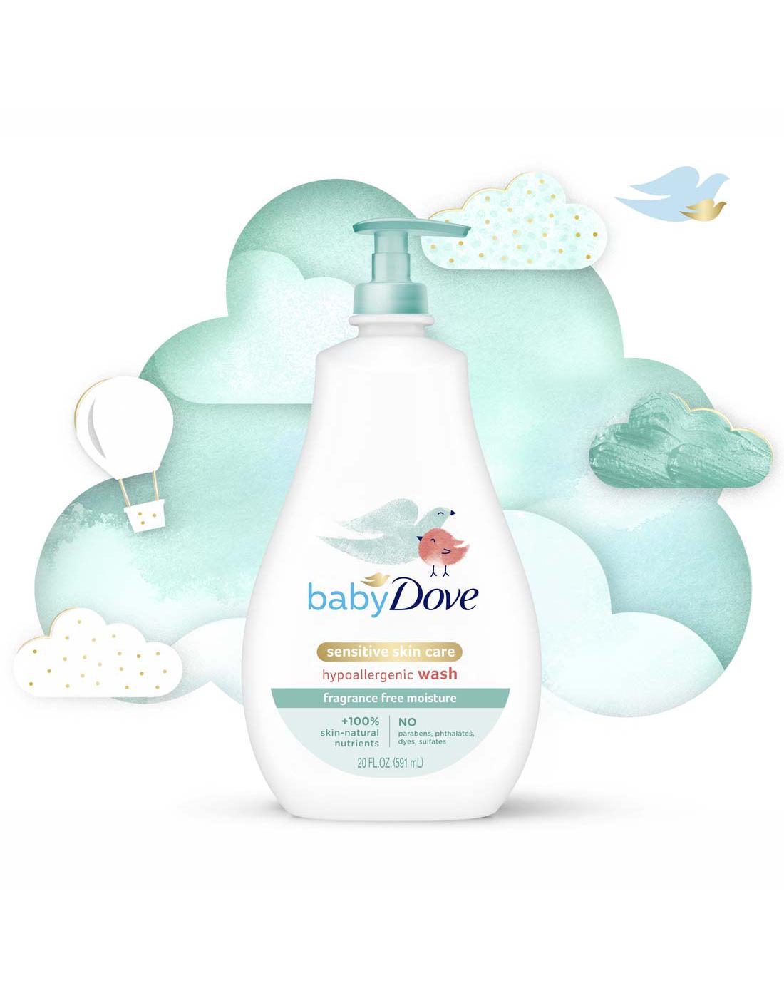 Baby Dove Sensitive Moisture Tip to Toe  Wash; image 4 of 5