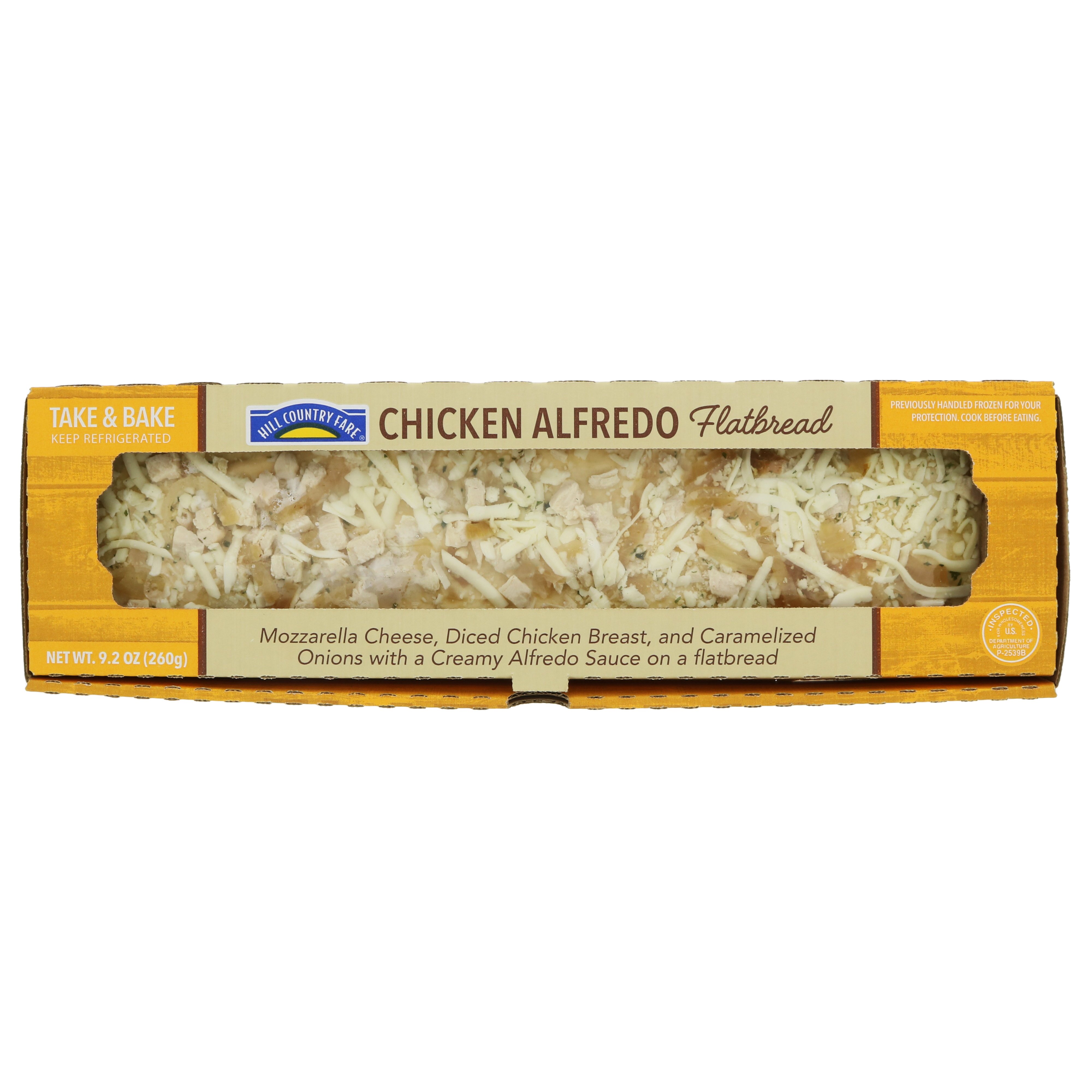 Hill Country Fare Chicken Alfredo Flatbread Pizza Shop Pizza at HEB