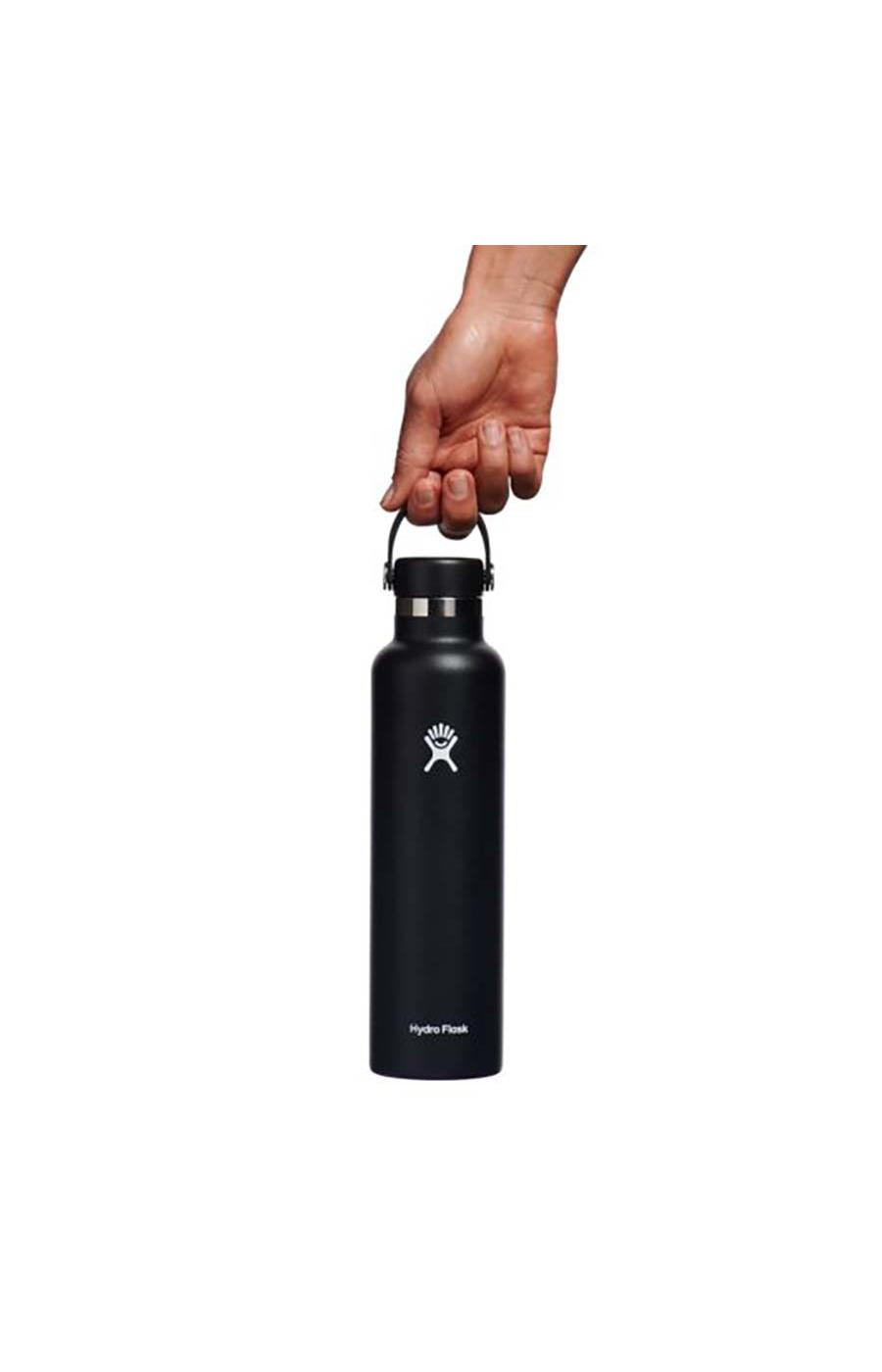 Hydro Flask Standard Mouth Water Bottle with Flex Cap - Black; image 3 of 3