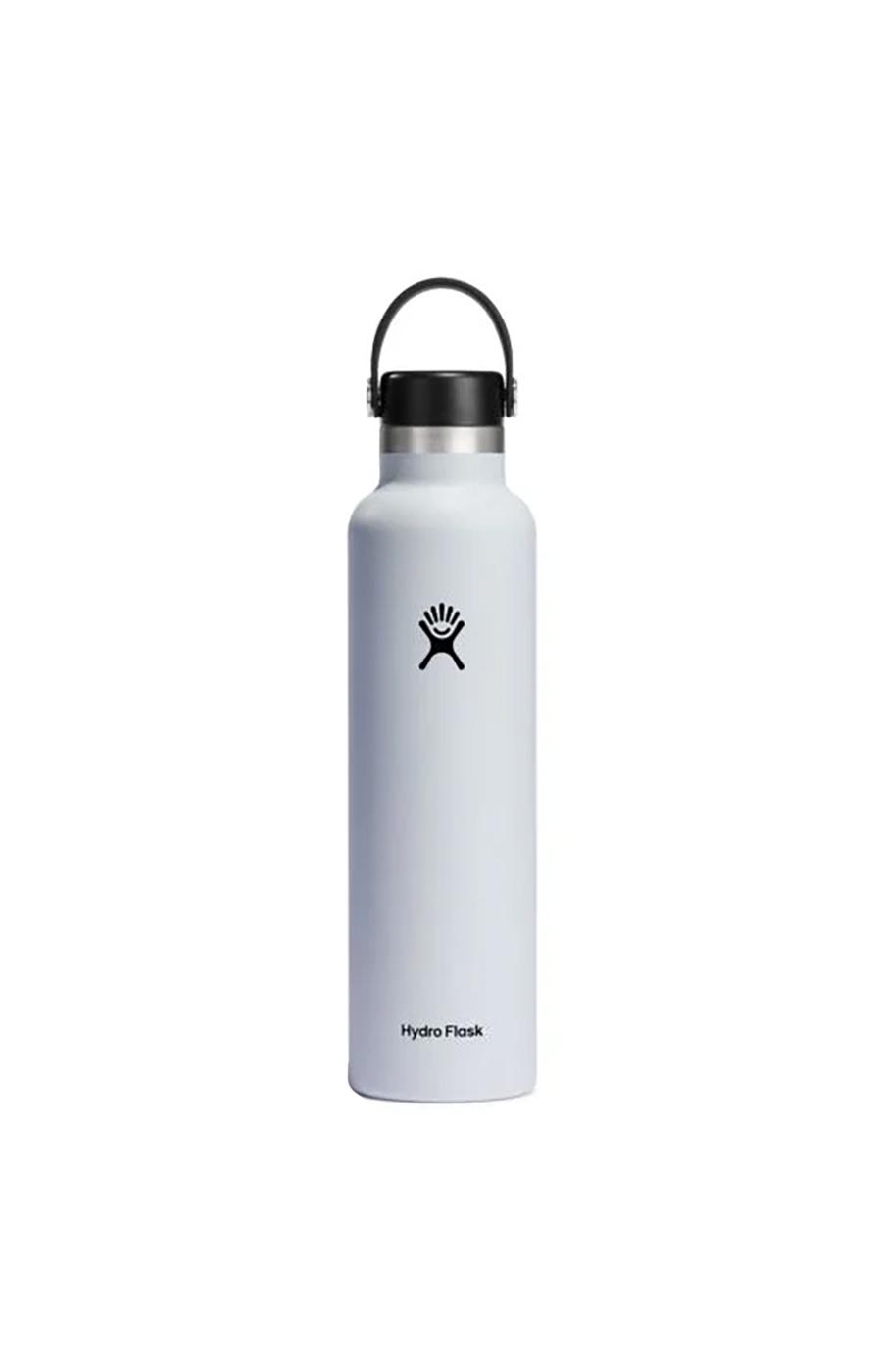 Hydro Flask Standard Mouth Water Bottle with Flex Cap - White; image 1 of 3