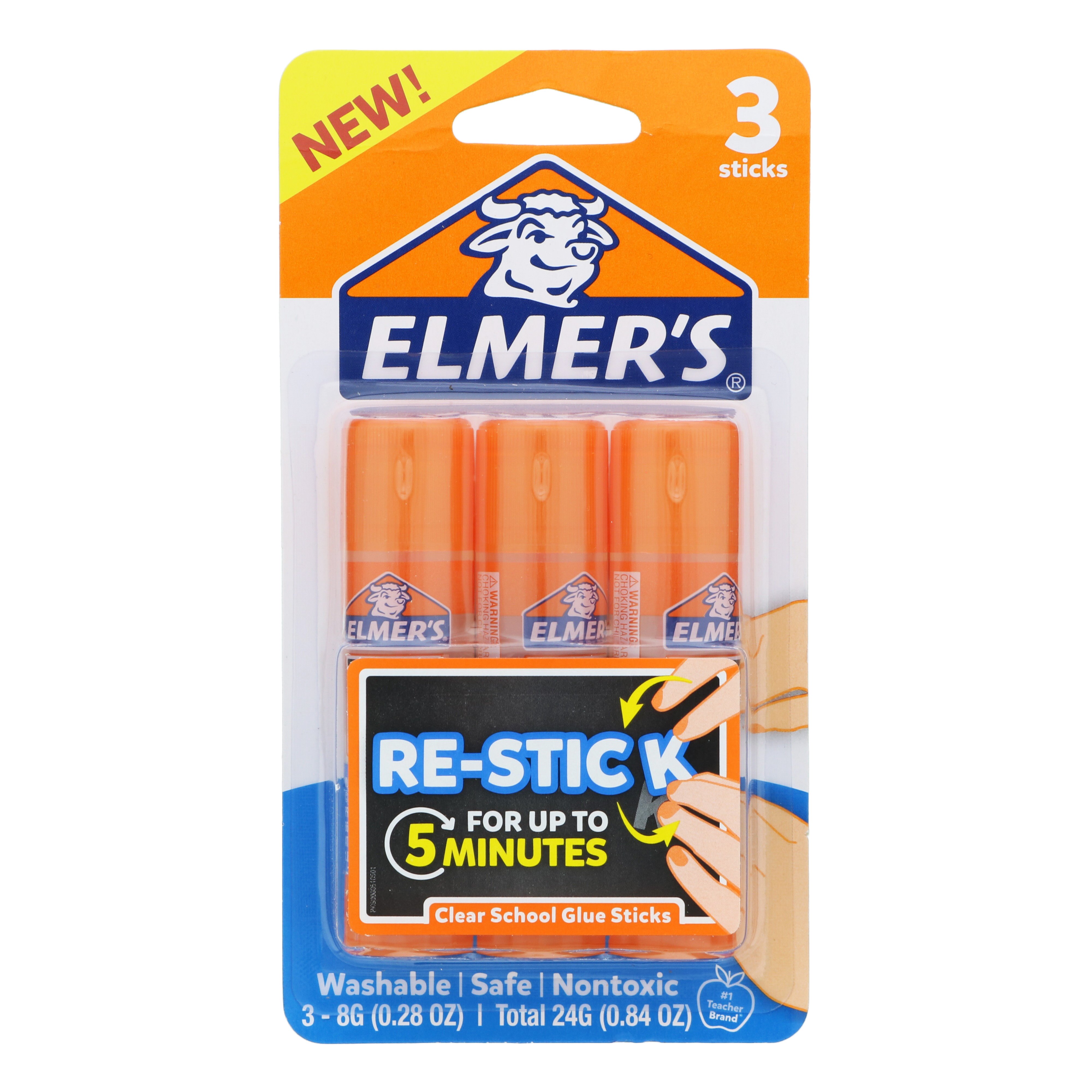 Elmer's ReStick Glue Stick Shop Glue at HEB
