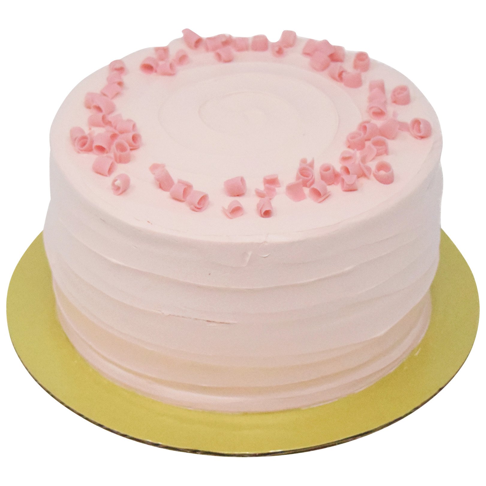 H E B White Cake With Strawberry French Buttercream Shop Cakes At H E B