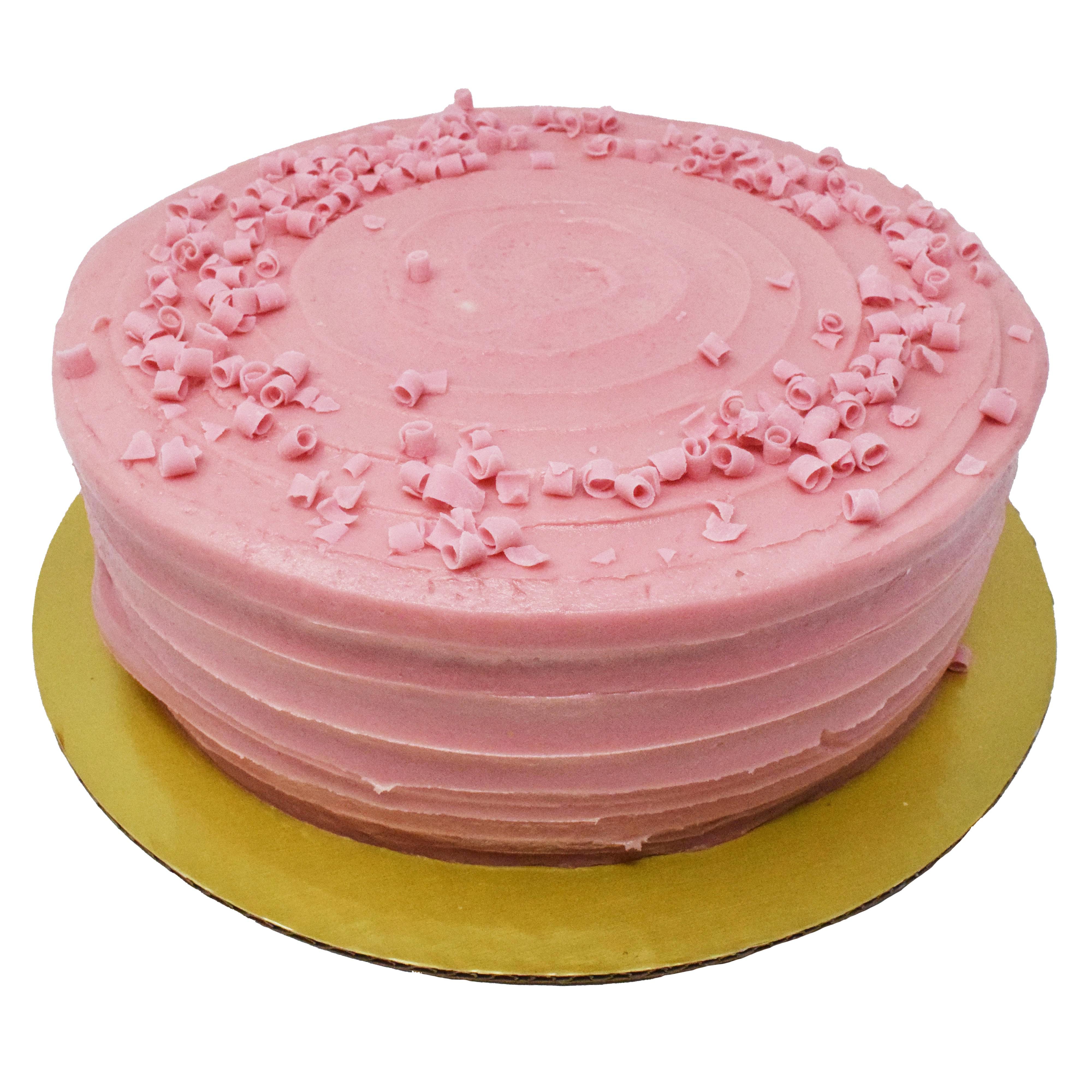 H-E-B Bakery Strawberry French Buttercream White Cake - Shop Standard ...