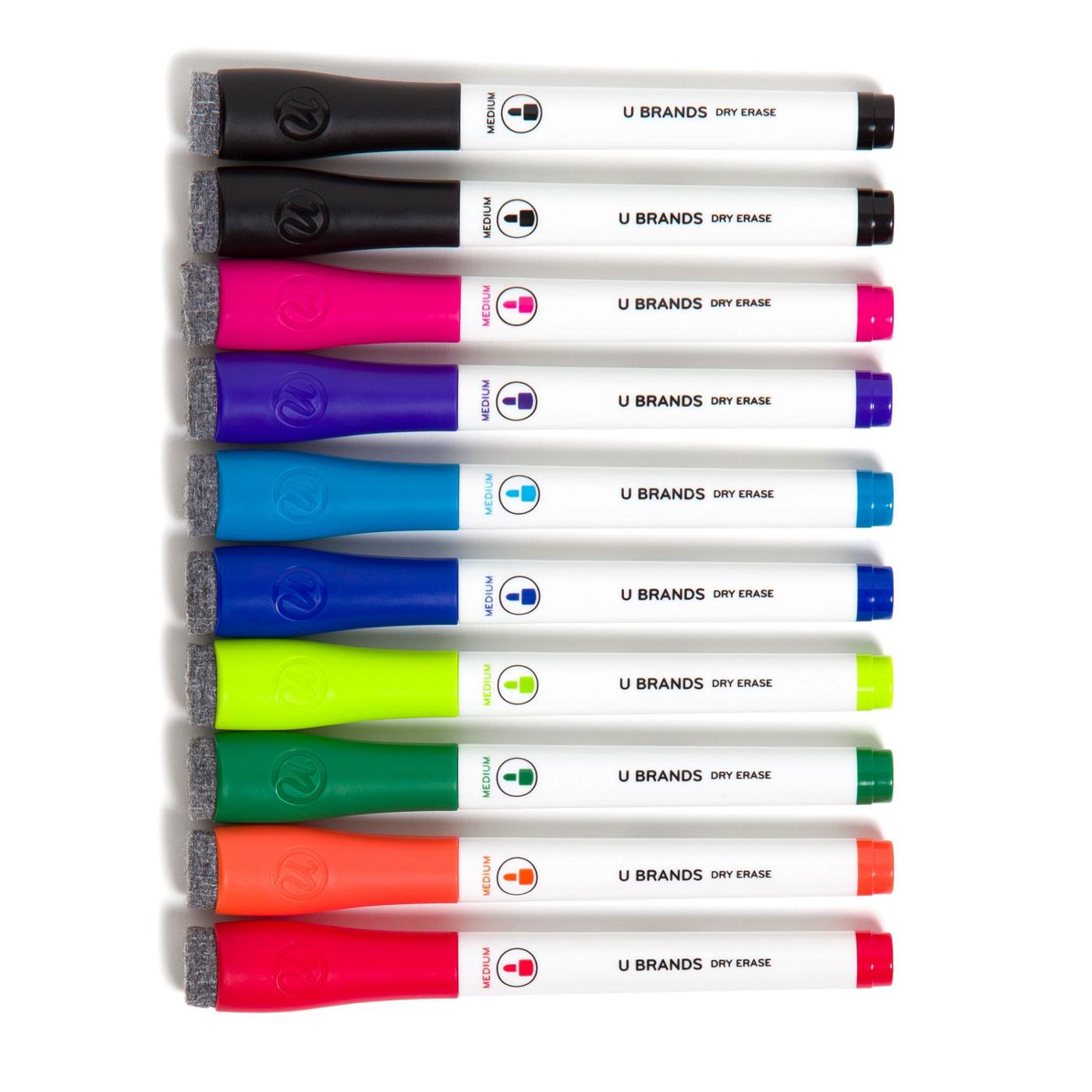 U Brands Medium Point Dry Erase Markers - Assorted Ink; image 2 of 4