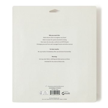 U Brands Medium Point Dry Erase Markers - Assorted Ink, 10 pk