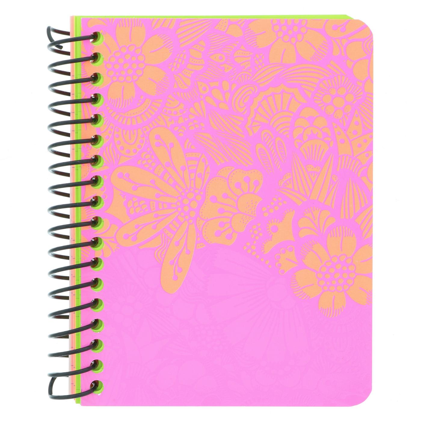 Top Flight Neon Fashion Mini Notebook Assorted - Shop Notebooks at H-E-B