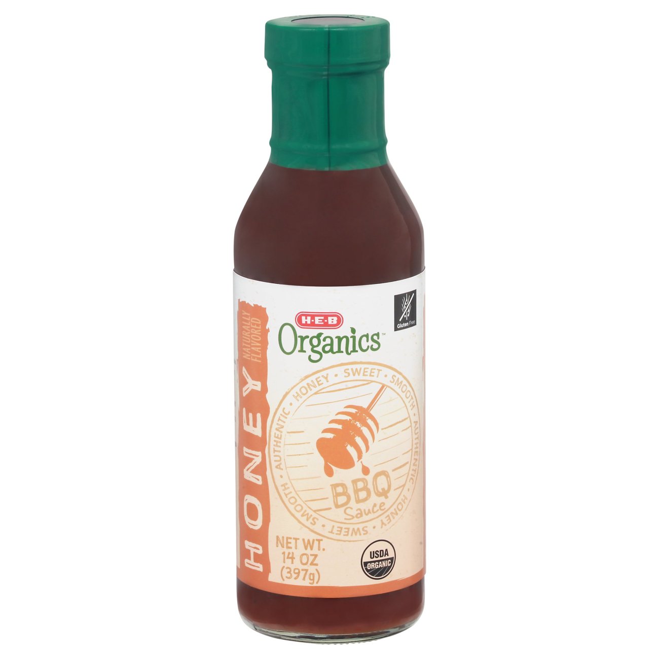 H-E-B Organics Honey BBQ Sauce - Shop Sauces & Marinades At H-E-B