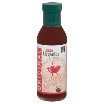 H-E-B Organics Original BBQ Sauce, 14 oz