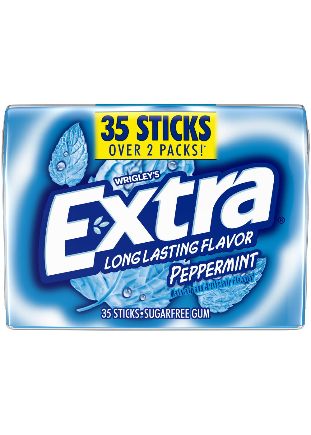 Extra Peppermint Sugar Free Chewing Gum; image 1 of 7