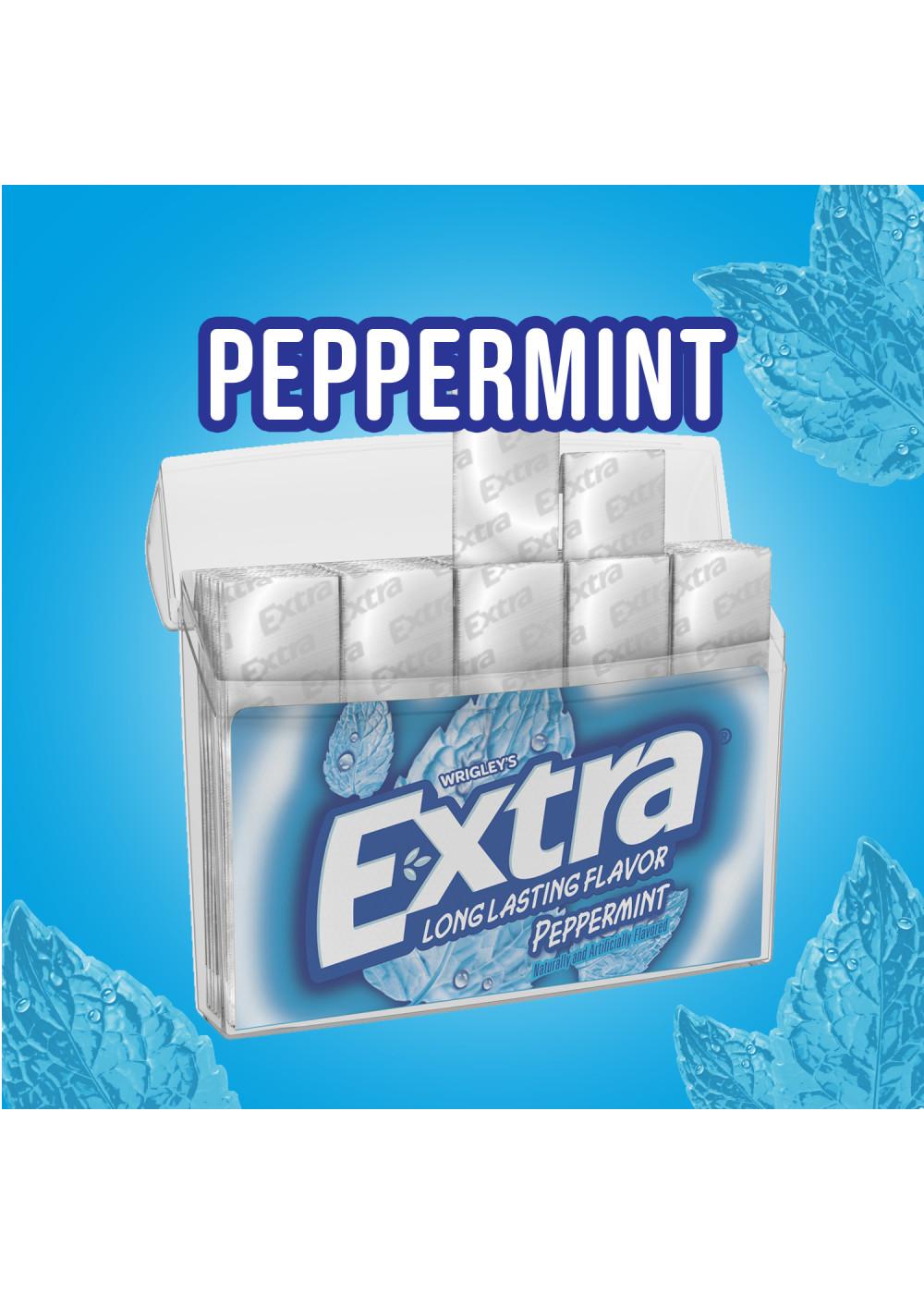 Extra Peppermint Sugar Free Chewing Gum; image 2 of 7