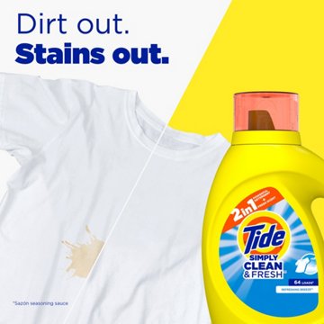 Tide Simply Clean & Fresh HE Liquid Laundry Detergent, 24 Loads - Refreshing Breeze