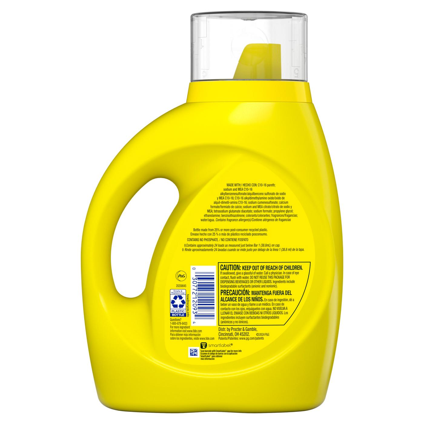 Tide Simply Clean & Fresh HE Liquid Laundry Detergent, 24 Loads - Refreshing Breeze; image 10 of 16