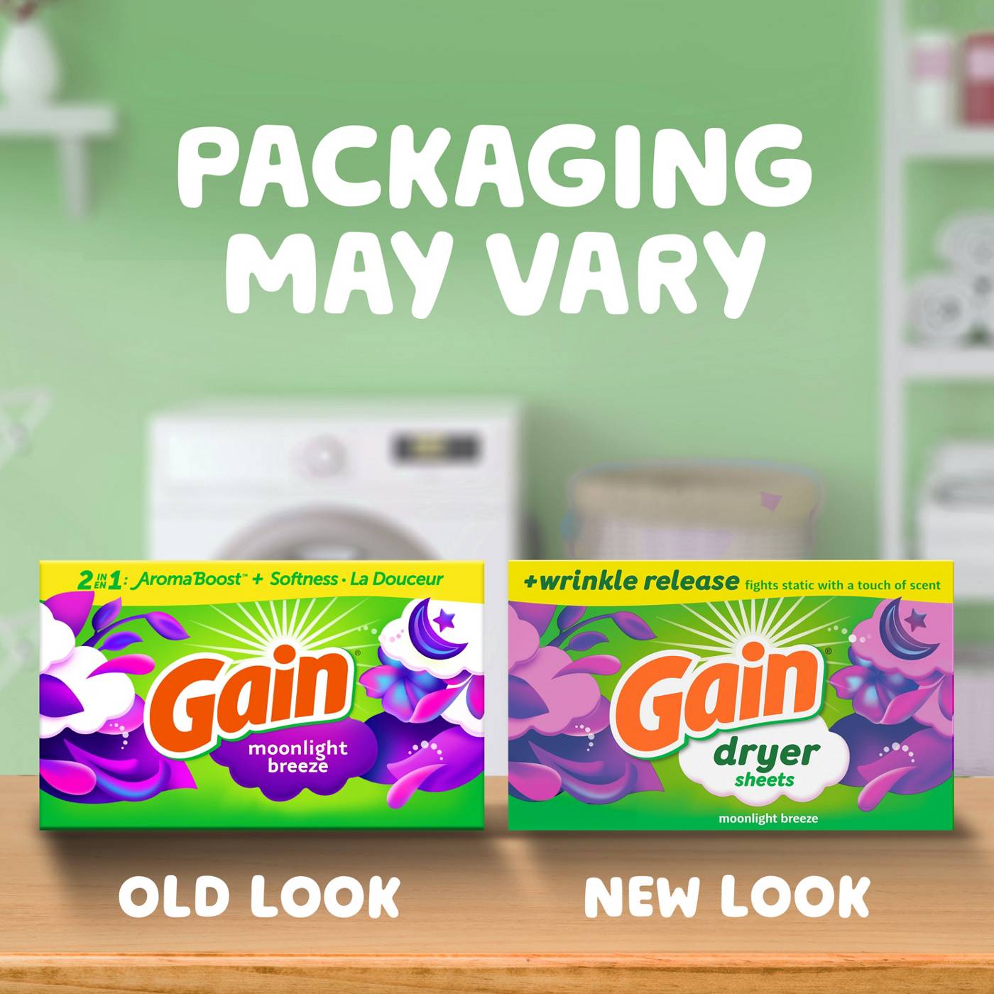 Gain Dryer Sheets Plus Wrinkle Release - Moonlight Breeze Scent; image 9 of 9