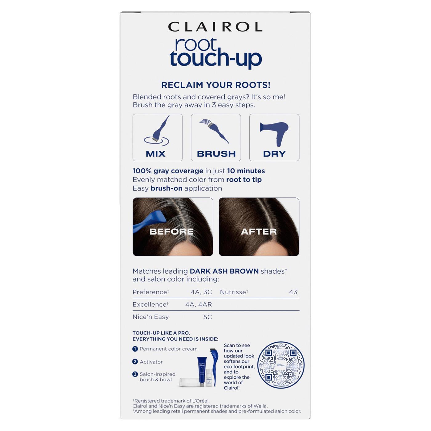 Clairol Nice 'N Easy Root Touch Up Hair Color - 4A Dark Ash Brown; image 4 of 4