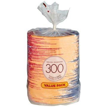 Everyday 8.5 in Paper Plates, Value Pack, 300 ct