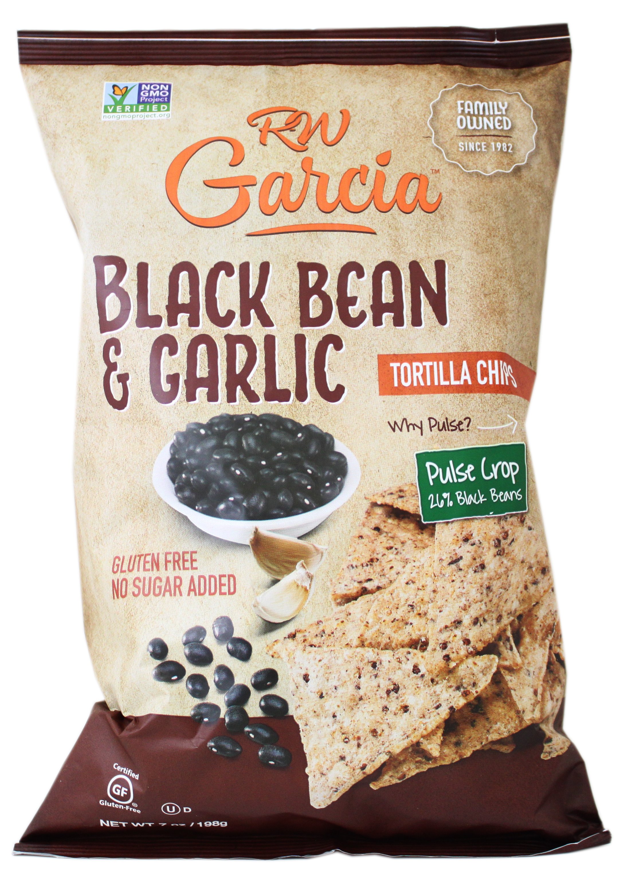 RW Garcia Tortilla Chips Black Bean & Garlic Shop Chips at HEB