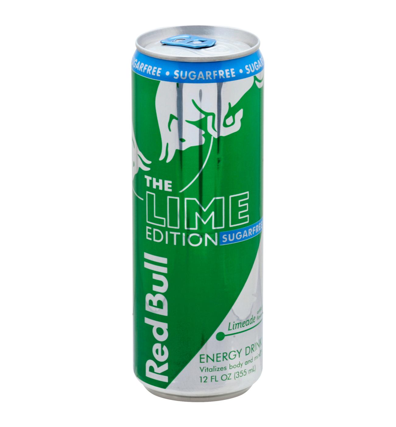 Red Bull Sugar Free The Lime Edition Limeade Energy Drink Shop Sports & energy drinks at HEB