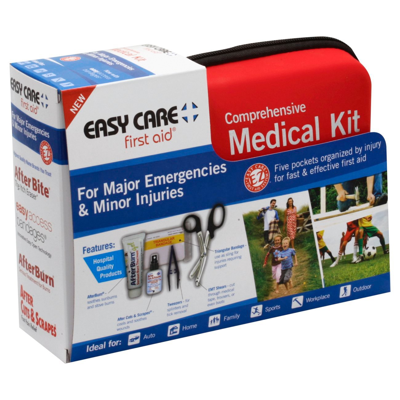 Easy Care First Aid Comprehensive Medical Kit - Shop Kits & Supplies at  H-E-B